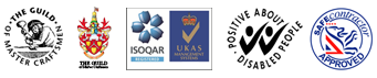 Guild of Master Craftsmen, ISOQAR, UKAS, Positive About Disabled People, Safe Contractor Approved